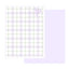 Eco-friendly Moisture Proof Floral Grid Wrapping Paper Double-Sided Offset Printing Compatible Soft Aesthetic