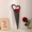 Eco-friendly Elegant Single Rose Waterproof Kraft Paper Bag Wedding Bouquet Packaging for Valentine's Day