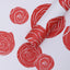 DIY Valentine's Day Gift 58*58cm Art Paper Rose & Carnations Wrapping Paper Virgin Pulp Style Flower Wrapping Paper