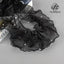 Wave Edge Flower Wrapping Mesh Paper Black Floral Bouquet Packing Made Durable Polyester for Gift Wrapping