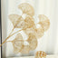 Golden Eucalyptus Ginkgo Gold Leaf Simulation Flower Hug Bucket Festive Christmas Wedding Graduation Decoration