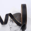 2.5cm Double Side Satin Ribbon Gold Edged Polyester for Wedding or Fashion for Gift & Flower Wrapping Christmas Ribbons