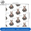 Personalized Custom Printed Eco-Friendly Wrapping Paper Roll Funny Reindeer Man Pattern Christmas Gift Wrap for Holiday Party