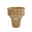 Festive Ice Cream Shaped Plastic Woven Flower Basket for Desktop Decoration and Children's Gifts