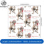 Personalized Eco-Friendly Art Paper Starch Coated Single Sided Lord Rings Gollum Christmas Wrapping Paper 60x60cm Custom Printed