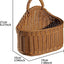 Japanese style rattan kitchen ginger and garlic storage basket kitchen utensils hanging basket indoor small items storage wall hanging basket portable small flower basket
