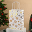 Christmas gift bag cartoon christmas tree souvenir bag holiday party snack packaging bag kraft paper bag