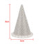 Internet-famous castle small pointed hat with money flower flower sparkling rhinestone pearl edges pointed top hat handmade fresh flower gift box floral accessory materials