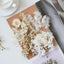 Wholesale Hot Sale Cross-border ETERNAL Dried Flower DIY Handmade Wedding Christmas Mother's Day Square Decoration Burnt Orange