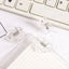 ins transparent mini love clip plastic test paper book folder heart-shaped decorative photo clip sticky note clip