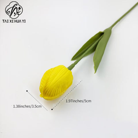 New product simulation tulip flower head soap flower mother's day send mother arrangement flower accessories handmade materials