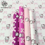 Cross-border foreign trade explosion kitten bow flower wrapping paper flower packaging waterproof floral packaging material