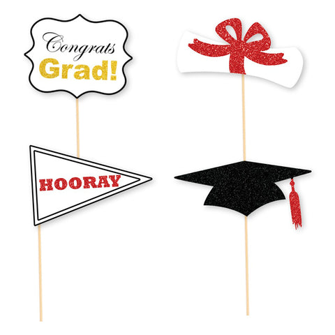 New graduation season creative shooting props graduation ceremony party decoration photo background plug flag
