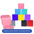 Hot Custom Pink Corrugated Collapsible Shipping & Gift Box Mailer with Matt Lamination Portable Reusable Packaging