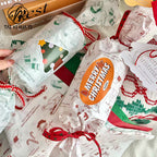 Christmas Themed Flower Coated Wrapping Paper Roll White Eco-friendly Offset/Silk Screen Printing Single Side