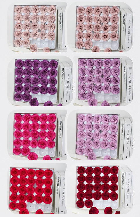 Taixi wholesale seven-layer awakening soap flower rose head simulation immortal flower rose handmade DIY bouquet material