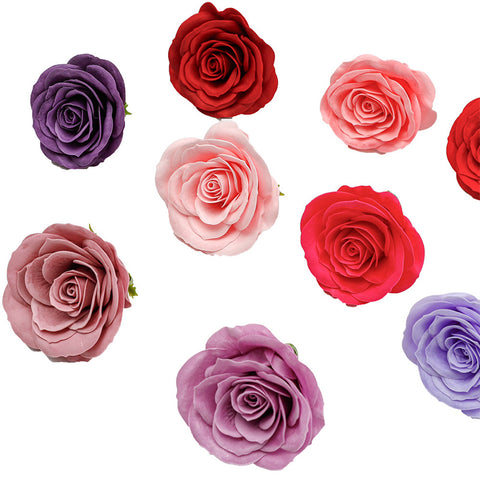 Taixi wholesale seven-layer awakening soap flower rose head simulation immortal flower rose handmade DIY bouquet material