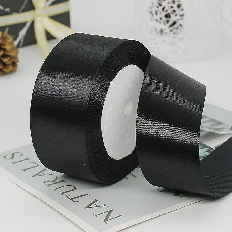 40mm Polyester Satin Ribbon Fashion-Style Floral and Gift Wrapping Ribbon for Birthday Christmas Halloween Decorations