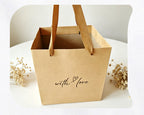 Cross-border kraft paper bag small gift bag flower tote bag cake packaging bag clothing oversized gift bag wholesale