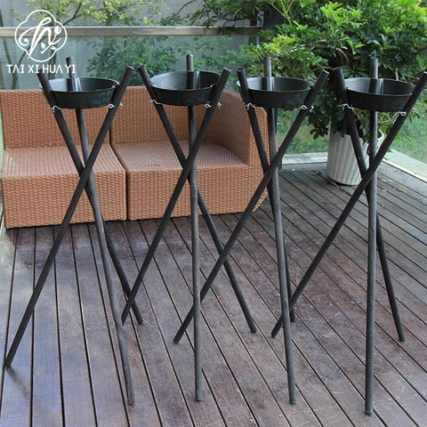 1. 28-meter raised flower rack, flower shop opening, cloth belt tripod, wooden triangular frame, flower arrangement rack wholesale