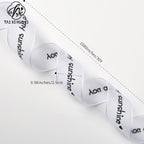 Baking ribbon cake box strap gift decorative ribbon happy birthday flower snow yarn with floral edge dye