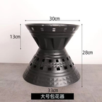 Christmas Design Plastic Container Flower Holder with Drainage Hole for Garden Use-Durable Modern Minimalist