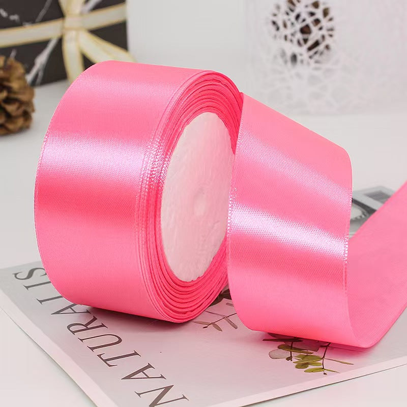 40mm Polyester Satin Ribbon Fashion-Style Floral and Gift Wrapping Ribbon for Birthday Christmas Halloween Decorations