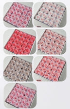 New Manta Rose Soap Flower Seven Layer Roll Core Wave Lace Simulation Flower DIY Flower Shop Packaging Materials