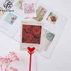 23 long bouquet plastic short insert greeting card card clip flower love insert card clip flower basket insert rod flower shop supplies