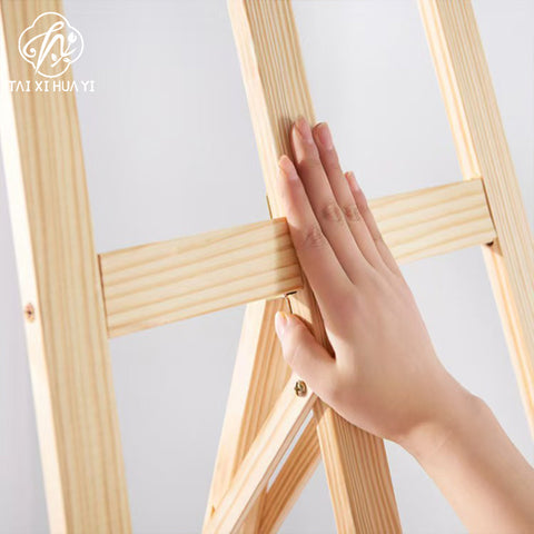 Wooden easel art student special oil painting stand 4k sketch sketch bracket display stand manufacturer wholesale