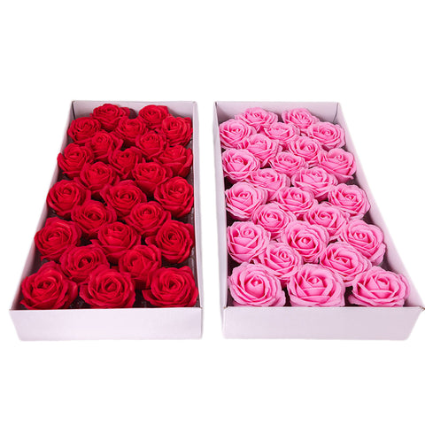 Soap flower five-layer soap rose head Valentine's Day DIY bouquet gift box packaging material simulation head high simulation