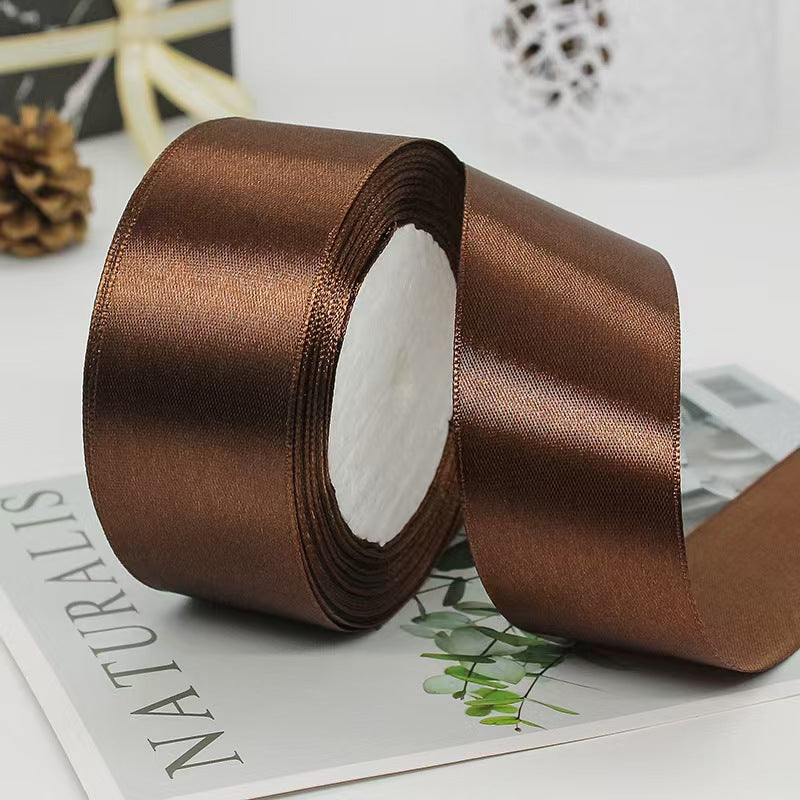 40mm Polyester Satin Ribbon Fashion-Style Floral and Gift Wrapping Ribbon for Birthday Christmas Halloween Decorations