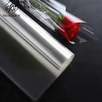 Fresh flower wrapping paper, fully transparent cellophane, 50 sheets, plastic paper, waterproof paper, flower wrapping paper, bouquet paper