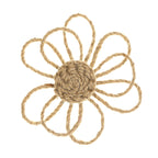 Burlap Fabric Rose Flowers Wedding Jute Linen Fabric Handmade Eco-friendly DIY Crafts Accessory Decor
