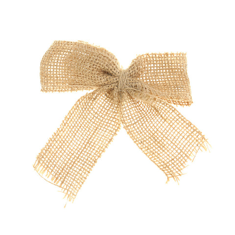 Burlap Fabric Rose Flowers Wedding Jute Linen Fabric Handmade Eco-friendly DIY Crafts Accessory Decor