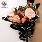 Manufacturer wholesale fashion simple flower wrapping paper light luxury creative four-leaf clover high-end flower shop floral material package flower paper