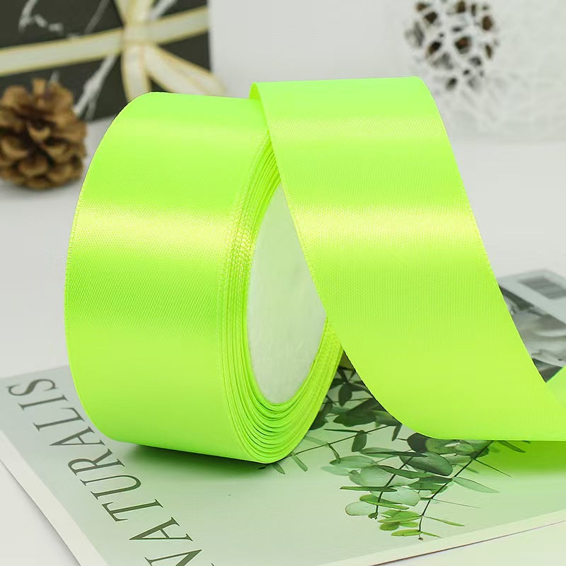 40mm Polyester Satin Ribbon Fashion-Style Floral and Gift Wrapping Ribbon for Birthday Christmas Halloween Decorations