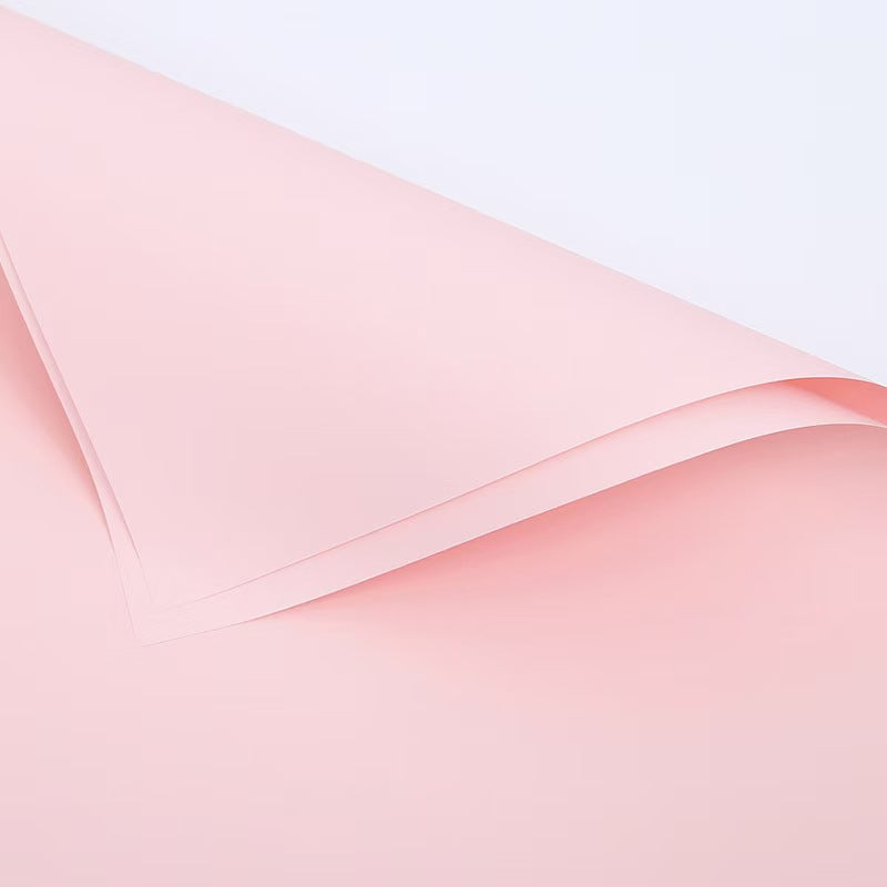 Monochrome Korean Style First Love Eco-Friendly Waterproof Flower Wrapping Paper Thickened Single Side for Flower Packaging