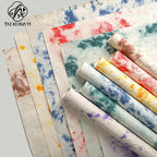Tie-dye Dongba paper thickened hand-torn paper flower bouquet wrapping paper handmade paper creative bag flower paper wholesale