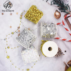 Pearl chain 8 + 3mm gypsy fishing line bead chain handmade bouquet gifts DIY holiday decoration floral materials