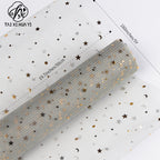 bronzing sequins star and moon yarn flower bag flower yarn floral materials flower gifts venue arrangement universal decorative mesh yarn