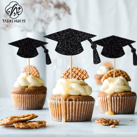 New graduation season creative shooting props graduation ceremony party decoration photo background plug flag