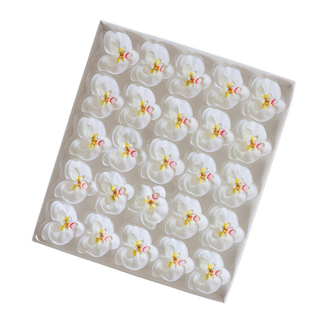 New Phalaenopsis Christmas Soap Flower Orchid Soap Flower Gift Box Bouquet Making Decoration Flower Shop Spot