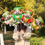 The new God of Wealth large clip balloon All the best cartoon aluminum film clip balloon stall good things recommended