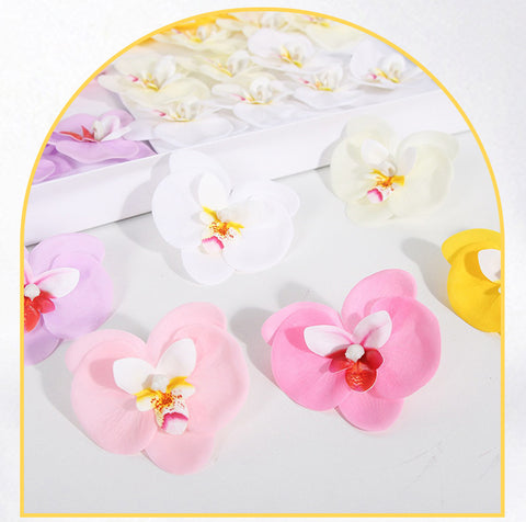 New Phalaenopsis Christmas Soap Flower Orchid Soap Flower Gift Box Bouquet Making Decoration Flower Shop Spot