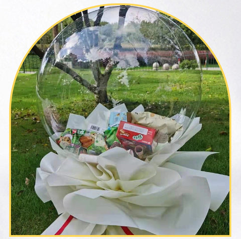 Bobo ball Internet celebrity balloon Transparent balloon 18 inch 20 inch 24 inch 36 inch bag round Bobo ball night market factory direct sales