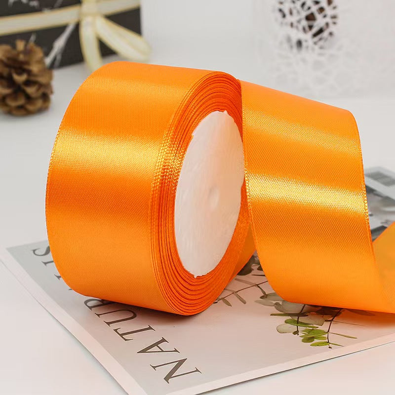 40mm Polyester Satin Ribbon Fashion-Style Floral and Gift Wrapping Ribbon for Birthday Christmas Halloween Decorations