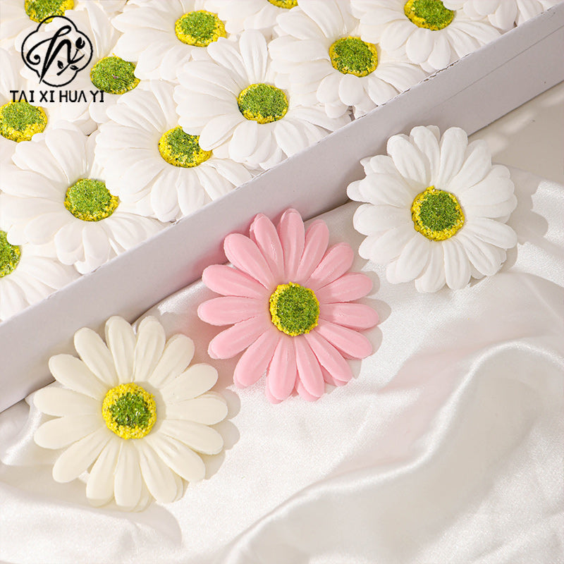 Christmas big daisy soap flower head daylight chrysanthemum bouquet gift box decoration simulation DIY material flower material wholesale