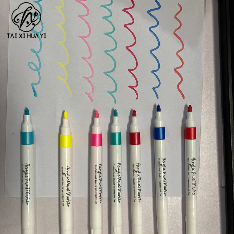 Genuine acrylic marker soft head waterproof quick-drying watercolor pen 80-color children's graffiti floral painting pen set Secondary image