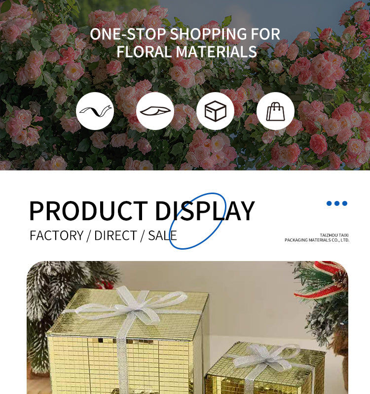 Customized Portable Pink Square Paper Gift Box with UV Coating Bow Mug Set Pen Wine Lid